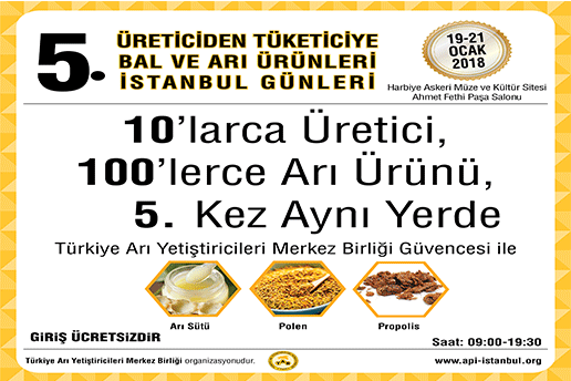 5. Üreticiden Tüketiciye Bal ve Arı Ürünleri İstanbul Günleri
